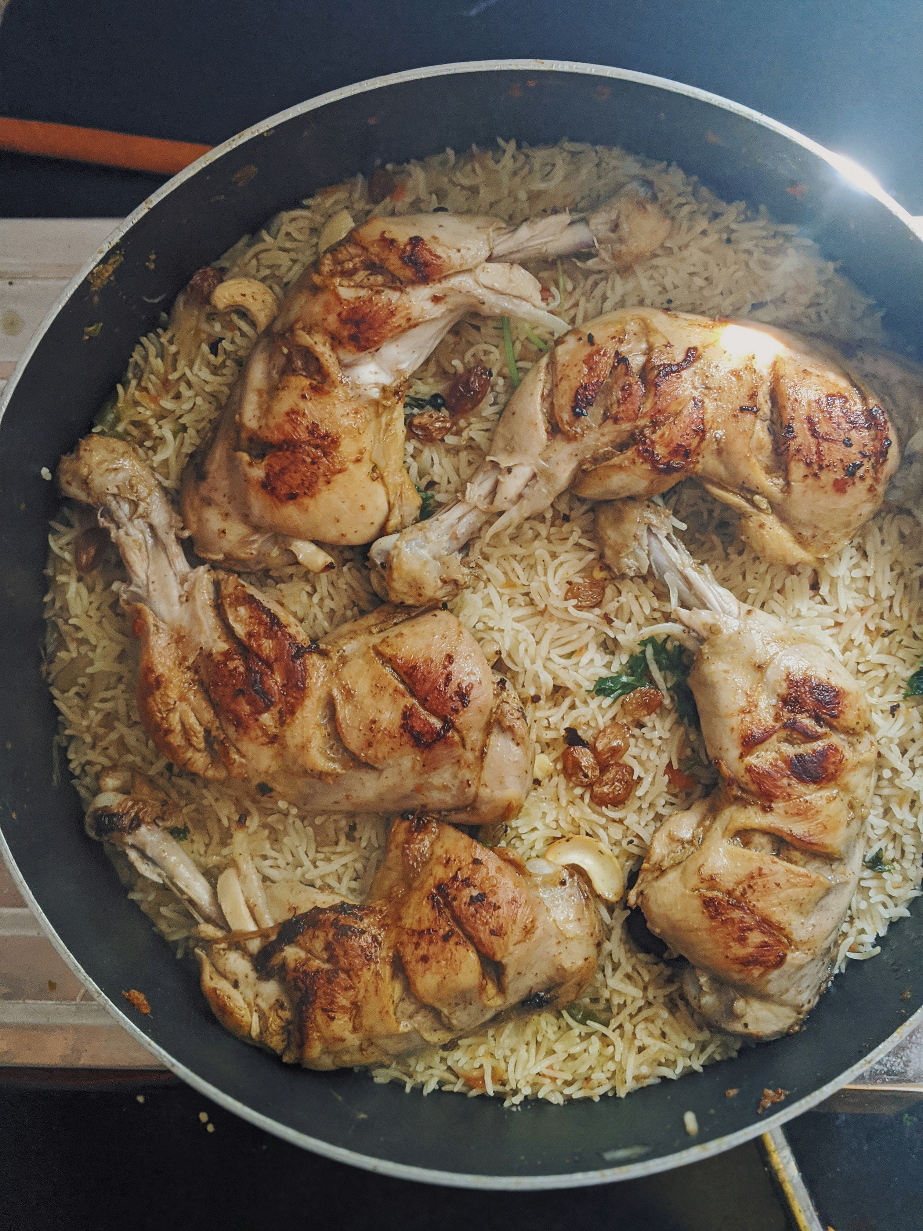 Padellata greca di pollo, riso e limone