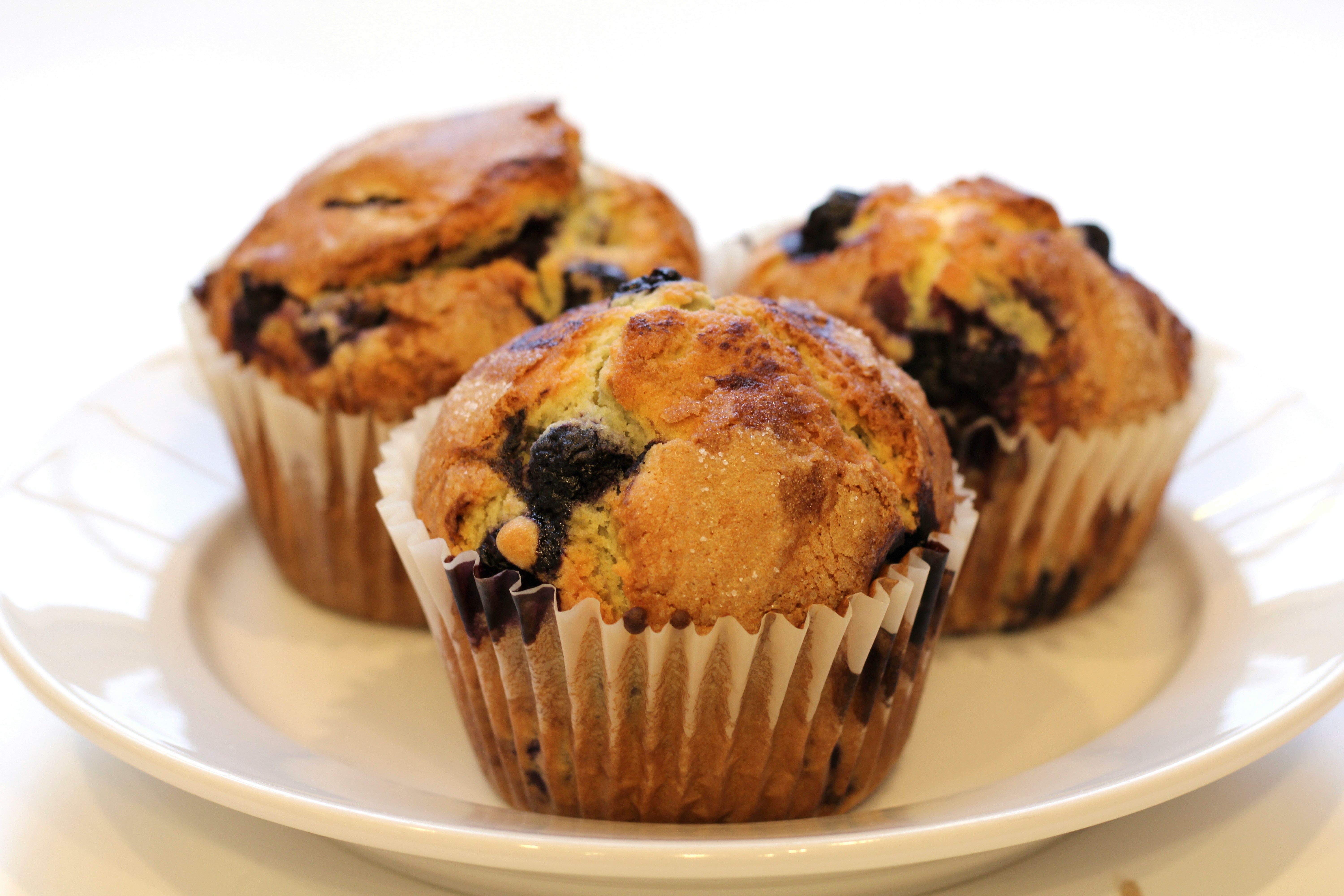 Amerikanische Blaubeer-Maismehl-Muffins
